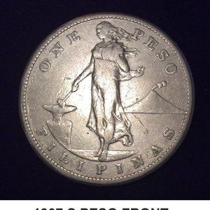 1907 SILVER  FILIPINAS PESO (S)